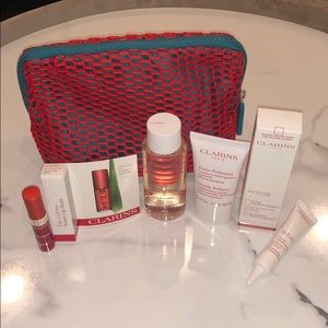 4 piece Clarins travel set